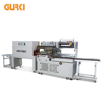 Gurki GPL-4535+GPS-4525 Máquina de empaque de túnel de envoltura de retiro automático